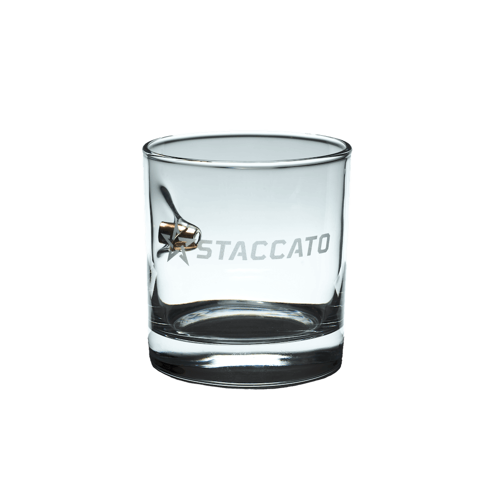 Staccato X Benshot Rocks Glass